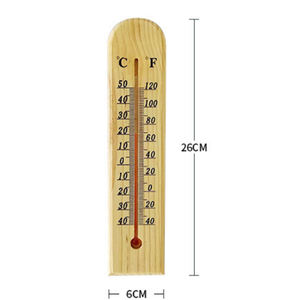 Customizável De Madeira Sala Base e Jardim Termômetro com OEM & ODM Support - Product Image 4