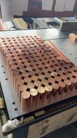 Barre ronde en cuivre rouge T2 de haute pureté 3mm 5mm 8mm 10mm, tige en cuivre pur massif pour usinage CNC et raccords électriques