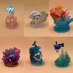 โมเดลฟิกเกอร์อะนิเมะสำหรับสะสม6ย้าย Gen 3 Magikarp alolan vulpix croagunk blind BOX gashapon - Product Image 4