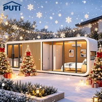 Maison Modulaire Extensible en Acier, Plan 2 Pièces (Cuisine et Salle de Bain), Écologique, Conception Étanche, Installation Facile, 20ft/40ft