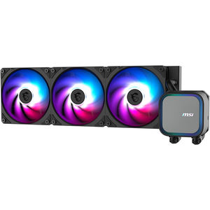 <span class=keywords><strong>MSI</strong></span> Coreliquid A13 360 AIO ARGB Refroidissement liquide-360mm Radiateur Triple <span class=keywords><strong>120mm</strong></span> ARGB PWM Ventilateurs LGA 1700/1851/AM5/AM4 Compatible - Product Image 1