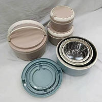 3-teiliges Luxus-Chafing-Dish-Set für Zuhause und Feiern 1,2L 2,4L 4,8L Isolierte Warmhaltebehälter Ramadan-Feier Hochwertiger Chinesischer Hersteller