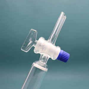 Vetreria da laboratorio Boro 3.3 colonna per cromatografia con rubinetto in vetro <span class=keywords><strong>PTFE</strong></span> con disco e serbatoio a snocciola - Product Image 3