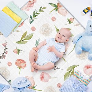 <span class=keywords><strong>Tapis</strong></span> de jeu pour bébé, <span class=keywords><strong>tapis</strong></span> de parc pour bébé, tissu en coton doux et respectueux de la peau, antidérapant, pliable, <span class=keywords><strong>tapis</strong></span> d'éveil pour ramper - Product Image 6