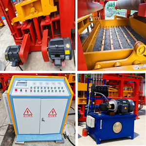 Macchina Per Fare Mattoni forati Ultime Blocchi di Forma Macchina Calcestruzzo Fare Incastro Pavimento Premere Per Fare Mattoni Pallet Di Bambù - Product Image 2