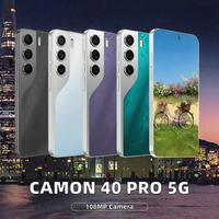 Camon40 Pro Deca Core 1 To 6,2 pouces 144 Hz AMOLED 108 MP 6800 mAh 5G LTE Smartphone Français Espagnol