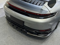 Diffuseur arrière supérieur en fibre de carbone sèche de style PK de haute qualité, lèvre de pare-chocs arrière compatible avec Porsche 992.2 2025- Kit carrosserie de mise à niveau