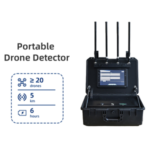 Высокая мобильность 70 мГц ~ 6 ГГц портативный детектор дрона ручной чемодан БПЛА обнаружения 5 км Диапазон анализа данных в реальном времени - Product Image 1