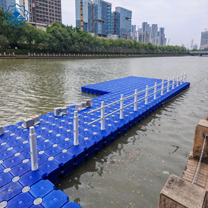 Plateforme flottante modulaire en PEHD moulé par soufflage pour passerelles, pontons, quais, jet-skis, quais flottants, marinas et équipements marins - Product Image 2