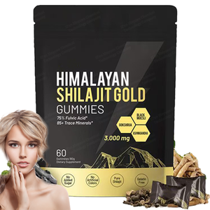 Disponibile a <span class=keywords><strong>marzo</strong></span>: Gummies di Shilajit Gold dell'Himalaya OEM Private Label - Integratore Energetico Antiossidante Naturale per Adulti - Product Image 1
