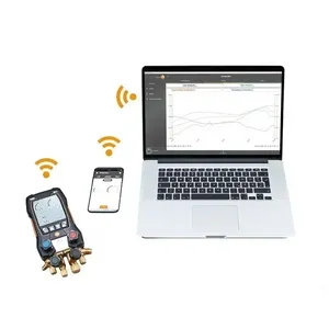 Manomètre numérique intelligent 4 vannes 557S avec sondes de température sans fil et à pince pour vide 0564 5571 - Product Image 2