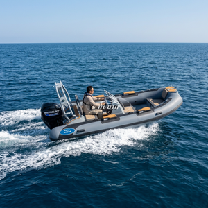 Bateau semi-rigide en aluminium de 4,20 m (14 pieds) avec coque Orca Hypalon PVC, bateau pneumatique de pêche - Product Image 4