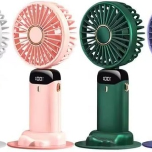 Mini Ventilador USB Portátil de 1200mAh con Logotipo Personalizado, Dispositivo de Refrigeración de Verano, Cinco Ajustes, Batería Recargable para Uso en Oficina - Product Image 2