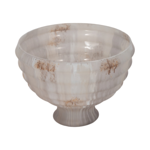 Centrotavola decorativo in vetro a forma di ciotola per tavolino da caffè, decorazione per la casa, pezzo d'arredo per il soggiorno. - Product Image 3