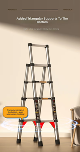 <span class=keywords><strong>Escalera</strong></span> telescópica <span class=keywords><strong>Telesteps</strong></span>, <span class=keywords><strong>escalera</strong></span> plegable de acero inoxidable con pasamanos, <span class=keywords><strong>escalera</strong></span> retráctil para interiores del hogar - Product Image 6
