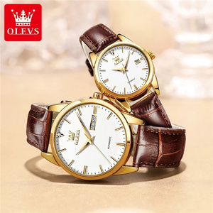 OLEVS 6629 lujo China hombre reloj mecánico <span class=keywords><strong>Excel</strong></span> cuero banda impermeable fecha pantalla personaje negocios reloj de pulsera - Product Image 2