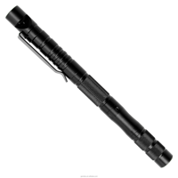 Stylo tactique EDC portable en alliage d'aluminium et acier inoxydable, double fonction, pour la survie, les voyages en plein air, les situations d'urgence automobile