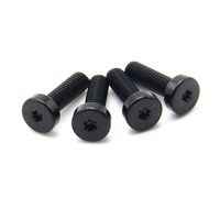 Jeasnn Vis à tête cylindrique Torx hexagonale à tête fraisée personnalisée Petite vis de clavier en métal noir en laiton/aluminium/acier inoxydable