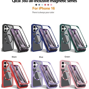 Funda Magnética 360° Transparente para iPhone 16 15 11 12 13 14 Pro Max, Carcasa de Silicona y Acrílico Antigolpes 16E - Product Image 6