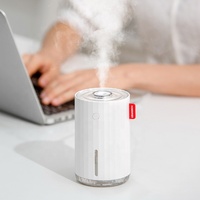 Humidificateur portable mini silencieux à ions négatifs, alimenté par batterie/USB, pour la chambre, le bureau, la maison et la voiture