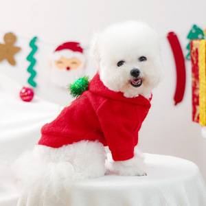 Vêtements pour animaux de compagnie en coton en gros, tenues de couple, robes pour l'hiver et l'été, pantalons pour <span class=keywords><strong>chien</strong></span> pour les fêtes de Noël et le Nouvel An, tenues de couple - Product Image 3