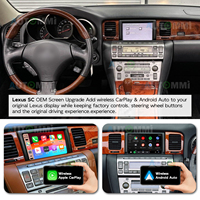 Módulo de Interfaz Inalámbrica Apple CarPlay y Android Auto para Lexus SC430 2001-2010, Actualización de Pantalla Táctil RGB Original