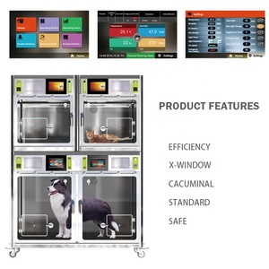 Meditech – Cage multifonction vétérinaire 304 en acier inoxydable pour animaux de compagnie, incubateur pour chiens, clinique - Product Image 4