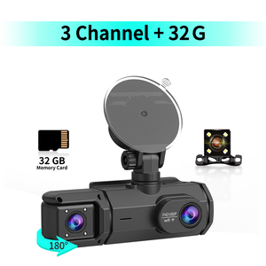 Cámara de Coche DVR Wifi Full HD de 3 Lentes, Cámara de Tablero Inalámbrica con Visión Nocturna de 170 Grados, Cámara de Coche Wifi 1080P, Caja Negra para Coche - Product Image 4