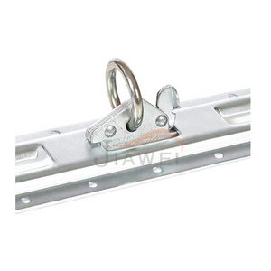 E Track Bolt-On Tie-Down Rail สำหรับขนส่งสินค้าบนรถปิคอัพ,รถบรรทุก,รถพ่วงผูกรางเหล็กชุบสังกะสีแบบผูกลงในแนวตั้ง - Product Image 2