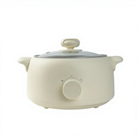 Casserole électrique portable 3L, 800W, chauffe rapide, double réglage de puissance, revêtement antiadhésif, multifonctionnelle, pour la cuisine