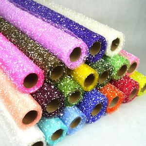 กระดาษห่อดอกไม้สไตล์เกาหลี ตกแต่งด้วยผ้าตาข่ายลายดอกไม้ พร้อมจุดสีขาว สำหรับห่อช่อดอกไม้ DIY - Product Image 2