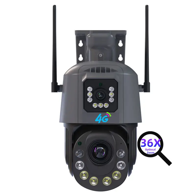 Xm आइससी 6mp 4g 36x ऑप्टिकल जूम वाइफी डुअल लेंस ccccTV 30x वायरलेस सुरक्षा 6mp 36x4g डुअल लेंस ptz नेटवर्क कैमरा