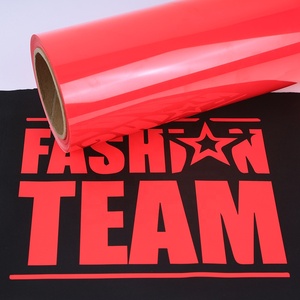 Vinyle thermocollant fluorescent écologique en PU pour produits promotionnels – Feuilles HTV <span class=keywords><strong>pas</strong></span> chères pour <span class=keywords><strong>Cricut</strong></span> – Vinyle PU thermocollant - Product Image 2