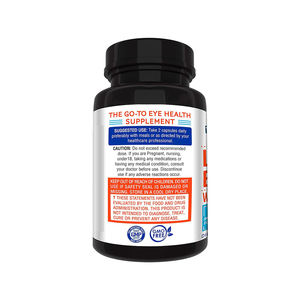 Cápsulas para la Salud Ocular Healthife con <span class=keywords><strong>Zinc</strong></span>, Cobre, Zeaxantina y Arándano para el Alivio de la Sequedad Ocular en Adultos, No Recomendado para Mujeres Embarazadas, 60 Cápsulas - Product Image 2