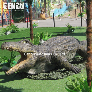 Statue <span class=keywords><strong>d</strong></span>'animal grandeur nature pour <span class=keywords><strong>parc</strong></span> aquatique, modèle <span class=keywords><strong>d</strong></span>'<span class=keywords><strong>alligator</strong></span> animatronique - Product Image 6