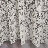 Tissu de dentelle guipure blanche de bonne qualité, tissu de dentelle de venise, tissu de dentelle de mariée tissu textile matière première pour robe