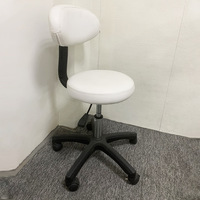 Chaise Selle Ergonomique avec Dossier pour Salon de Beauté, Clinique Dentaire, Hôpital et Esthéticienne
