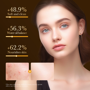 Nettoyant visage à l'acide hyaluronique ZOZU 100g, marque privée, peau propre sans sensation de tiraillement, avec or 24 carats - Product Image 6