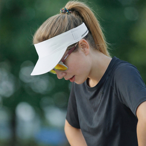 Casquettes de sport unisexe de créateur, pliables, réfléchissantes, à visière vide, réglables, anti-UV, avec trou pour lunettes, pour femmes, logo personnalisé - Product Image 5