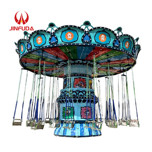 Silla Voladora Azul de <span class=keywords><strong>Cuento</strong></span> de Hadas para 24 Personas, Atracción de Parque de Diversiones al Aire Libre, Columpio Giratorio en Venta - Product Image 1