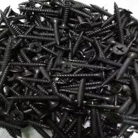 Vis de machine de haute qualité pour cloisons sèches en plâtre noir de 20 mm, 25 mm, 30 mm, 40 mm, 50 mm, M3.5, M4.2, couleur noir/gris, pour l'Amérique du Sud