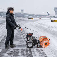 Souffleuse à neige thermique autotractée 3-en-1 Loncin G200F 6,5 CV pour la maison, la cour et les allées