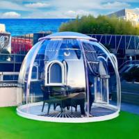 Personnalisable monocouche 2-7m Transparent Star Bubble House 360 degrés 360 degrés PC préfabriqué Polycarbonate Dome House