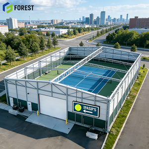 Edificio Deportivo Prefabricado Multifuncional de Primera Calidad, Cancha de Tenis Interior, Desarrollo Deportivo Urbano, Actividad Comunitaria - Product Image 1