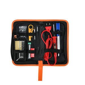 Kit de fer à souder à température réglable <span class=keywords><strong>Orange</strong></span> 80W 220V outil de soudage pointe de soudure fil à souder multimètre fer <span class=keywords><strong>Orange</strong></span> - Product Image 5