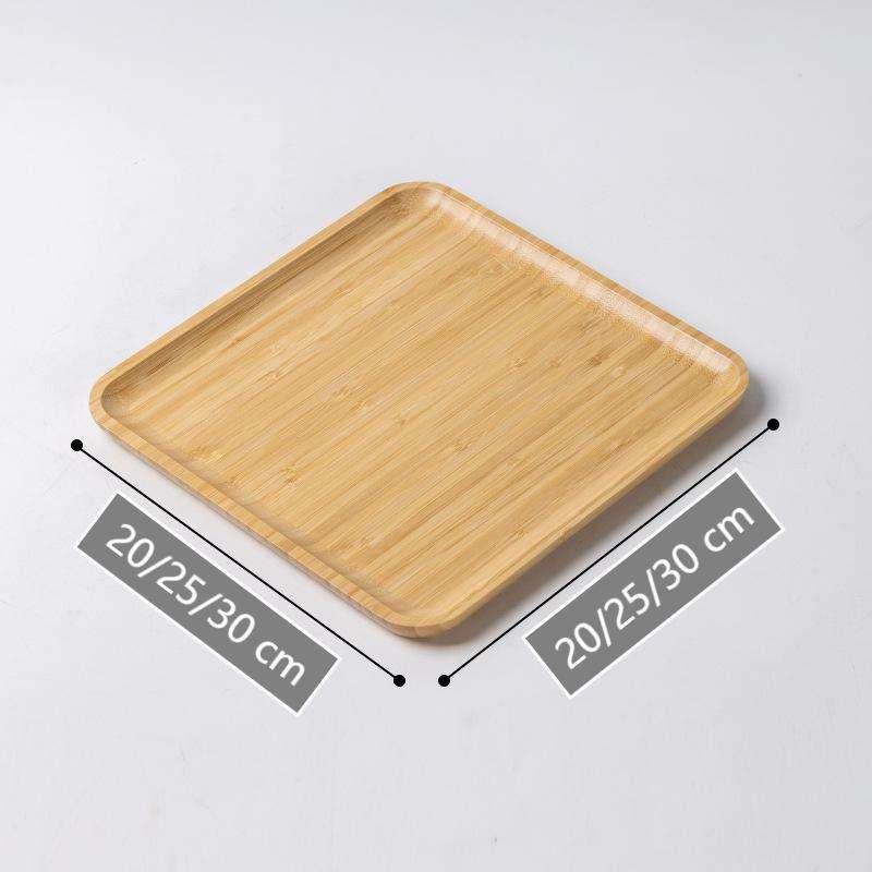 ถาดสี่เหลี่ยมธรรมชาติ