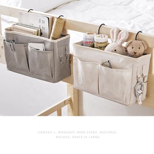 Sac de rangement vertical en tissu bohème grande capacité 2023 pour articles divers, à suspendre au <span class=keywords><strong>chevet</strong></span>, avec crochet supérieur solide - Décoration d'intérieur multifonctionnelle - Product Image 4