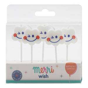Merri Wish Ingrosso Puntale Torta Personalizzato <span class=keywords><strong>Buon</strong></span> Compleanno con Fiocco Bianco Rosa Rosso, Decorazioni per Feste e Candele per Torte di Compleanno - Product Image 3