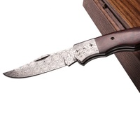 Rosewood Poignée Damascua VG-10 Camping Couteau Plié Poche Couteaux CNC Couteau Pliant