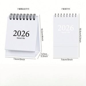 Wholesale Custom 2025 2026 Wall Calendar Personalized Photo <b>Yearly</b> <b>Planner</b> Holiday Schedule for School Office Promotional Gifts - Product Image 2